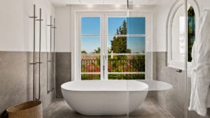 Luxury bathroom Villa la Perla Luxury rentals Marbella