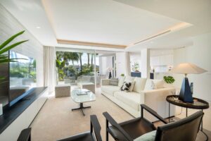 Living Room - Duplex Penthouse in Puente Romano resort, Marbella - Drago 32 11