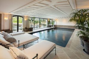 Indoor pool villa, golden mile marbella