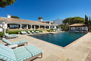 swimming pool villa large group holidays in marbella