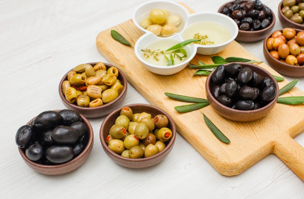 Huile d'olive et olives