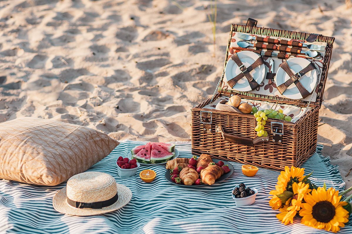 Beach picnic Marbella