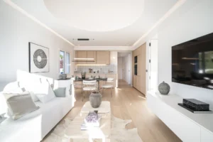 Livingroom - Luxury 3 bedroom apartment in Nueva Andalucía, Marbella, Spain