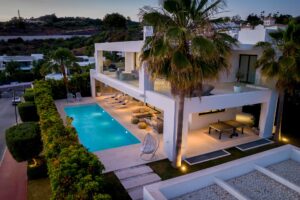 Villa at night - 5 bedroom villa jomo marbella 103