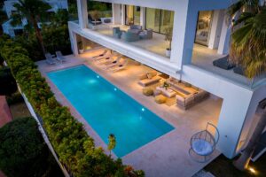 Villa at night - 5 bedroom villa jomo marbella 105