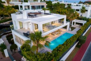 Villa at night - 5 bedroom villa jomo marbella 111