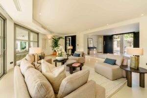 Living room - Villa Palm Springs, La Cerquilla, Nueva Andalucía, Marbella, Spain