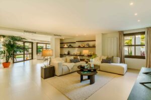 Living room - Villa Palm Springs, La Cerquilla, Nueva Andalucía, Marbella, Spain