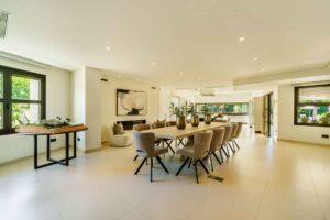 Dining area - Villa Palm Springs, La Cerquilla, Nueva Andalucía, Marbella, Spain