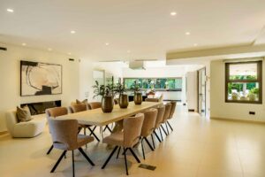 Dining area - Villa Palm Springs, La Cerquilla, Nueva Andalucía, Marbella, Spain
