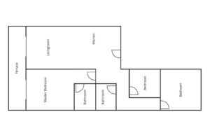 Floor plan - 3-Bedroom Retreat at Puente Romano