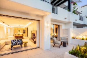 Terrace – Elegant 3-Bedroom Apartment in Puente Romano, Marbella