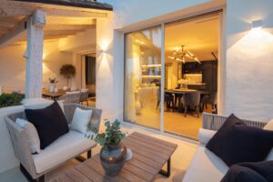 Terrace Night - 3 Bedroom Townhouse in Puente Romano, Marbella - Gazania 31