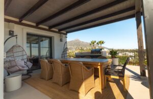 Outdoor dining - Luxury Villa Los Naranjos, Nueva Andalucía, Marbella, Spain (24)