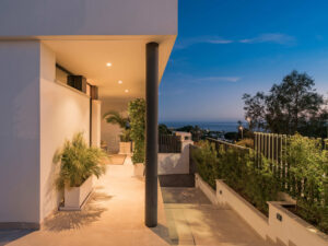 Villa Las Vistas - Porch at Night