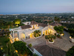 Villa Siempre Viva - Exterior at Dusk