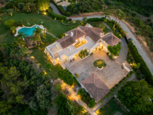 Villa Siempre Viva - Exterior at Dusk